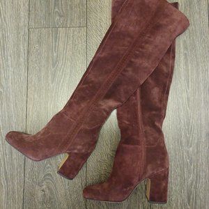 New Suede Over The Knee Boots